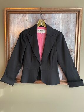 Trina Turk Black Jacket 
Size 6